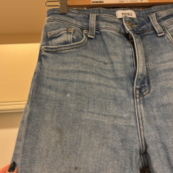 PISTOLA high rise-split leg super soft jeans - Picture 3 of 7